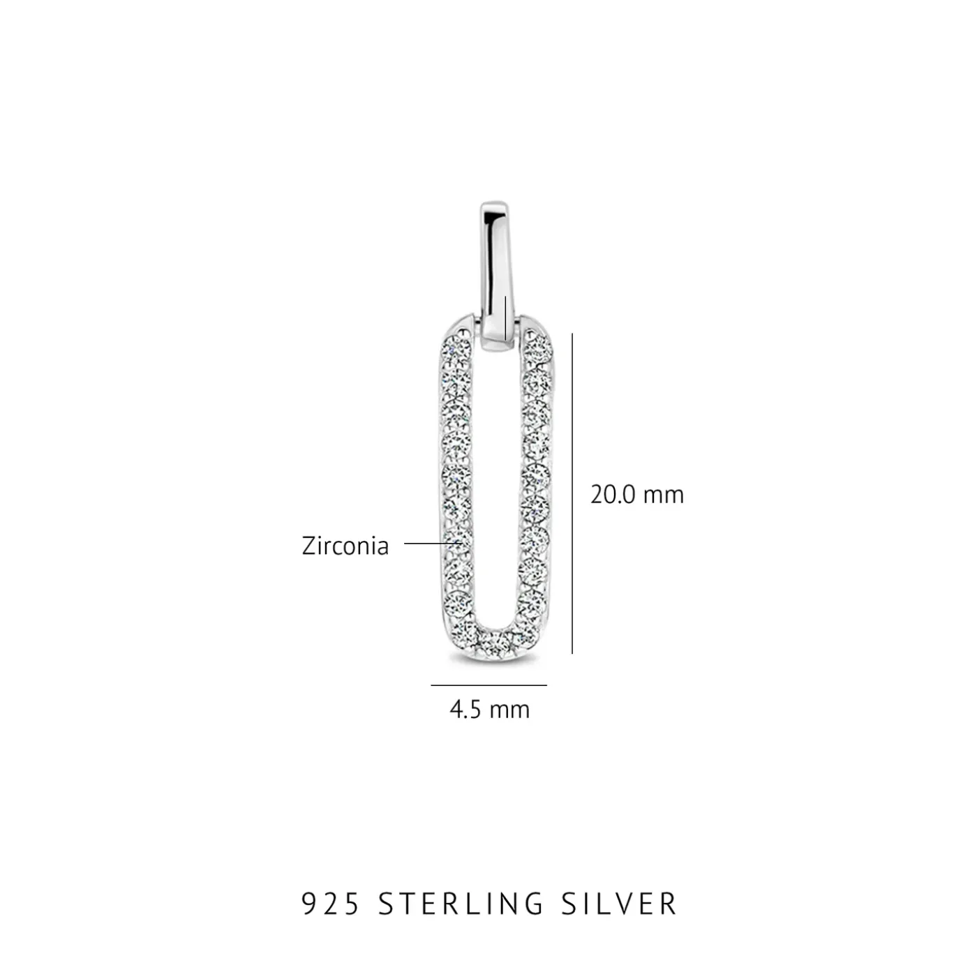 Ponte Vecchio Cartolina Ohrringe aus 925er Sterlingsilber mit Zirkoniasteinen|Parte di Me Discount