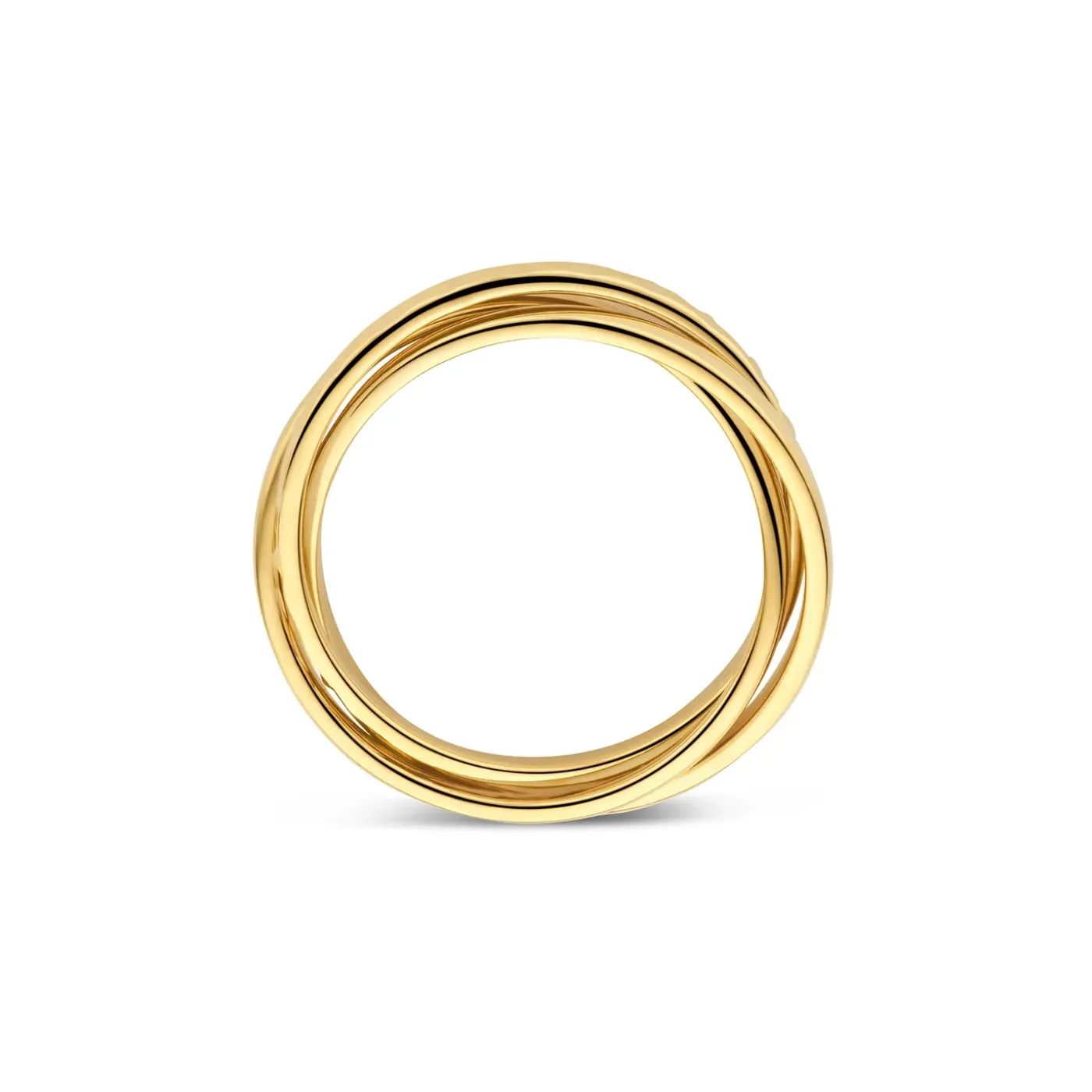 Ponte Vecchio Lucilla Ring aus vergoldetem 925er Sterlingsilber mit Diamantschliff|Parte di Me Best