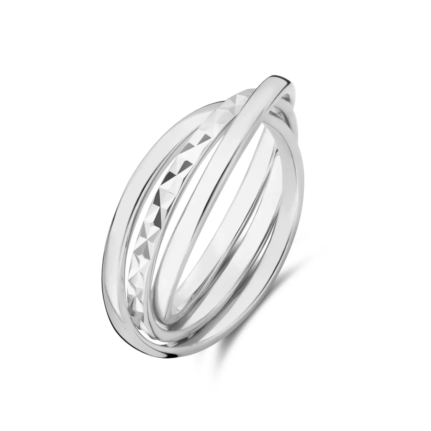 Ponte Vecchio Lucilla Ring aus 925er Sterlingsilber mit Diamantschliff|Parte di Me Hot