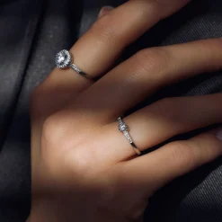 Ponte Vecchio Santa Trinita Ring aus 925er Sterlingsilber mit Zirkoniasteinen|Parte di Me Discount