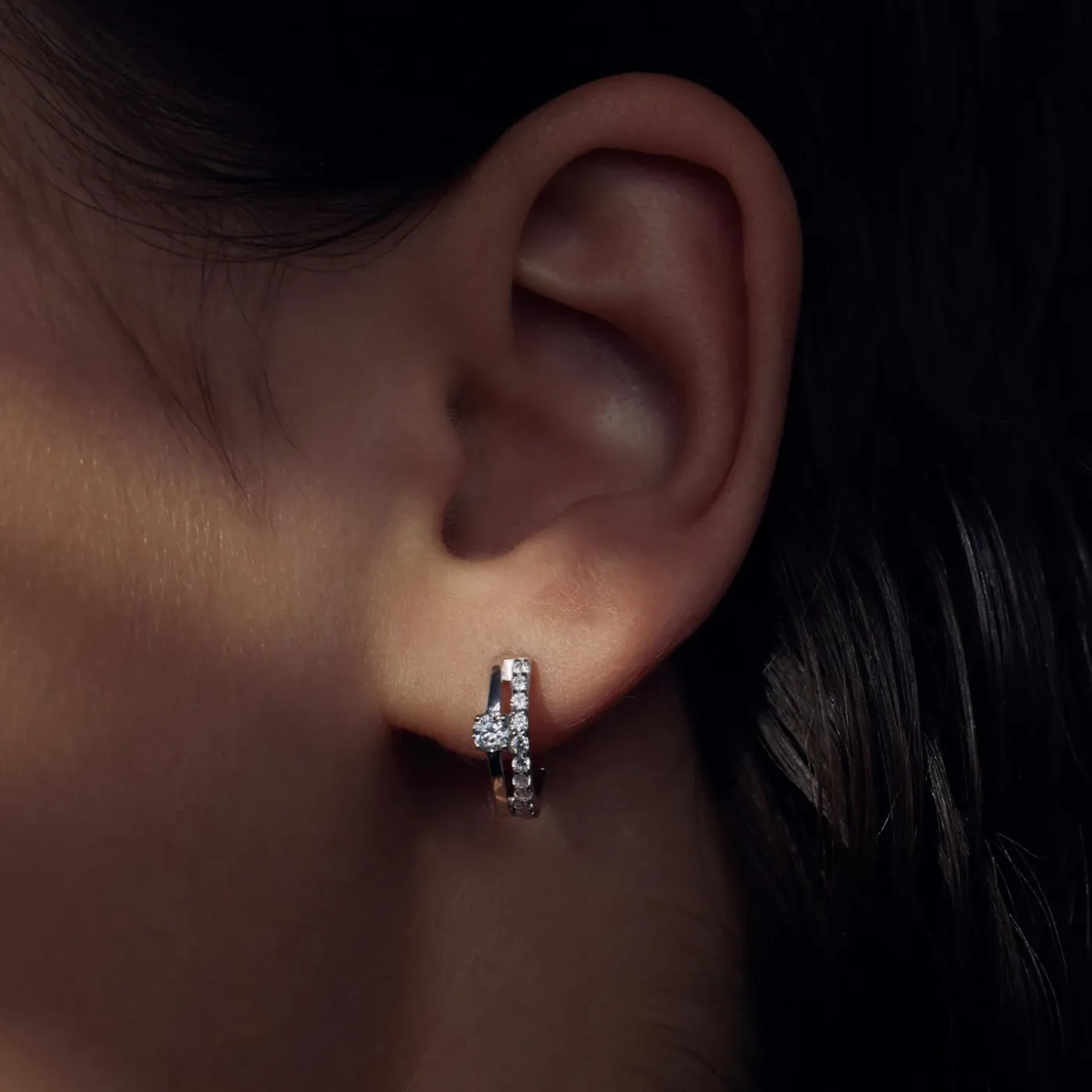 Ponte Vecchio Santa Trinita Ohrringe aus 925er Sterlingsilber mit Zirkoniasteinen|Parte di Me New