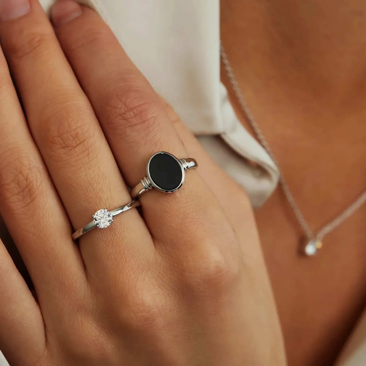 Ponte Vecchio Sofia Ring aus 925er Sterlingsilber mit Zirkoniastein|Parte di Me Outlet