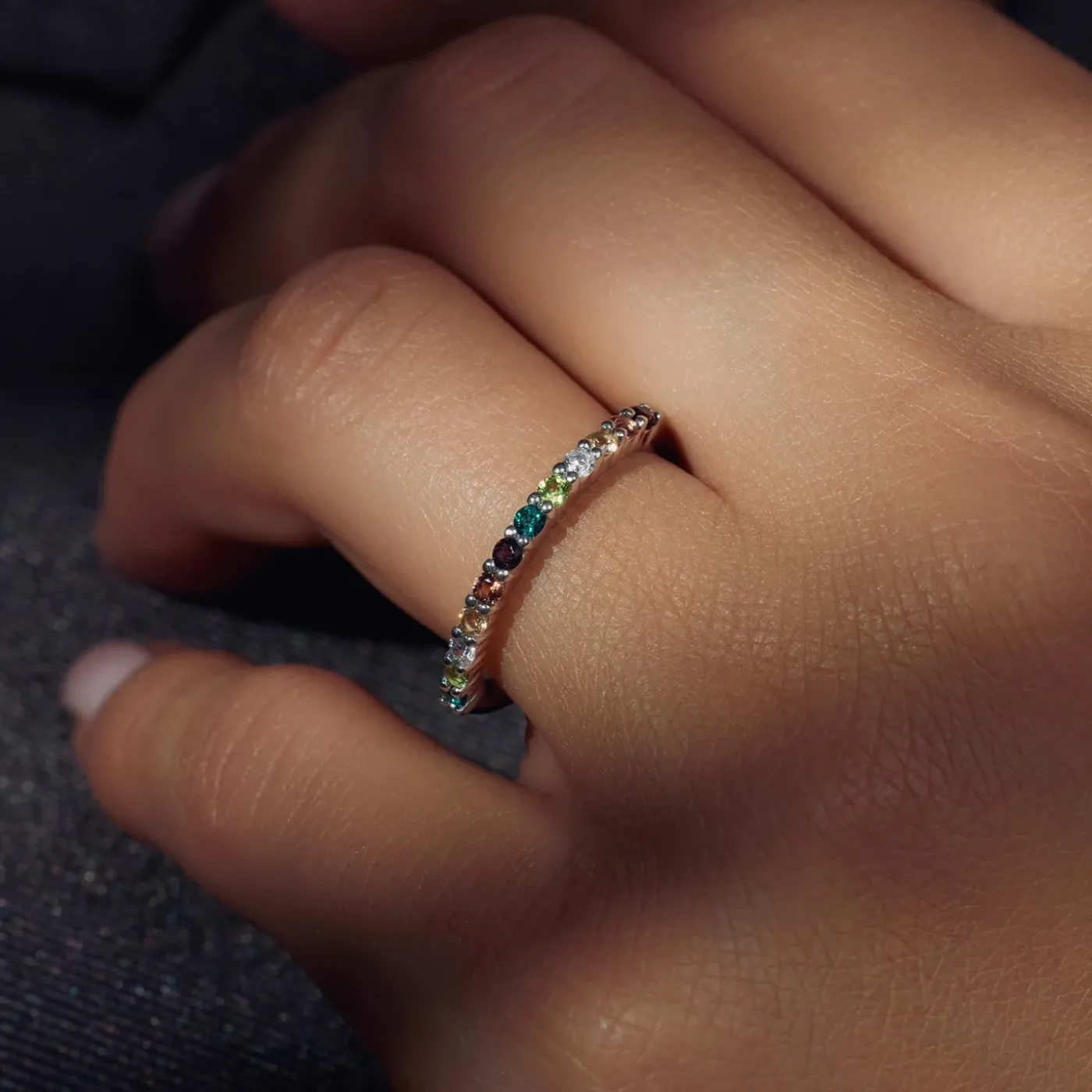 Ring Santa Maria del Fiore 925er Sterlingsilber mit farbigen Zirkoniasteinen|Parte di Me Clearance