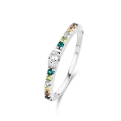 Ring Santa Maria del Fiore 925er Sterlingsilber mit farbigen Zirkoniasteinen|Parte di Me Hot