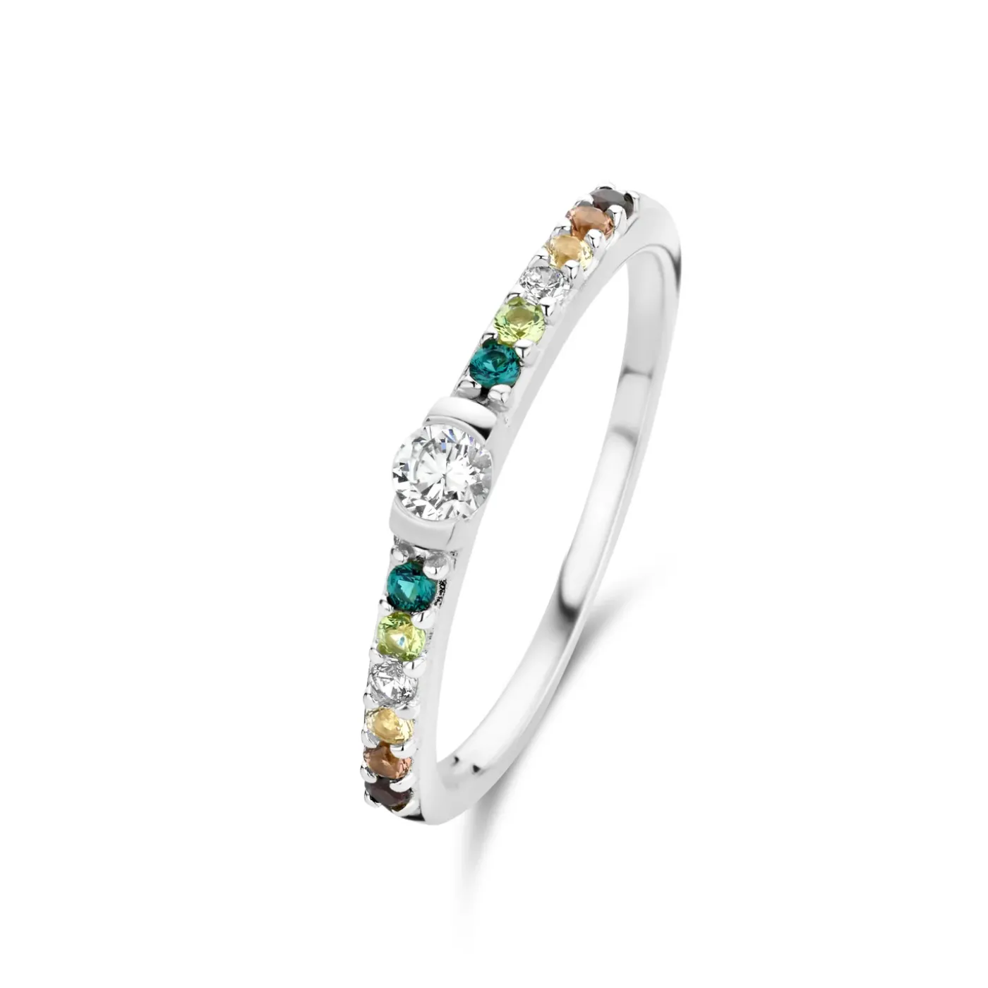 Ring Santa Maria del Fiore 925er Sterlingsilber mit farbigen Zirkoniasteinen|Parte di Me Hot