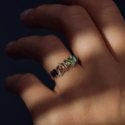 Ring Santa Maria del Fiore 925er Sterlingsilber mit farbigen Zirkoniasteinen|Parte di Me Fashion