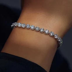 Santa Maria della Base Armband aus 925er Sterlingsilber mit Zirkoniasteinen|Parte di Me Hot