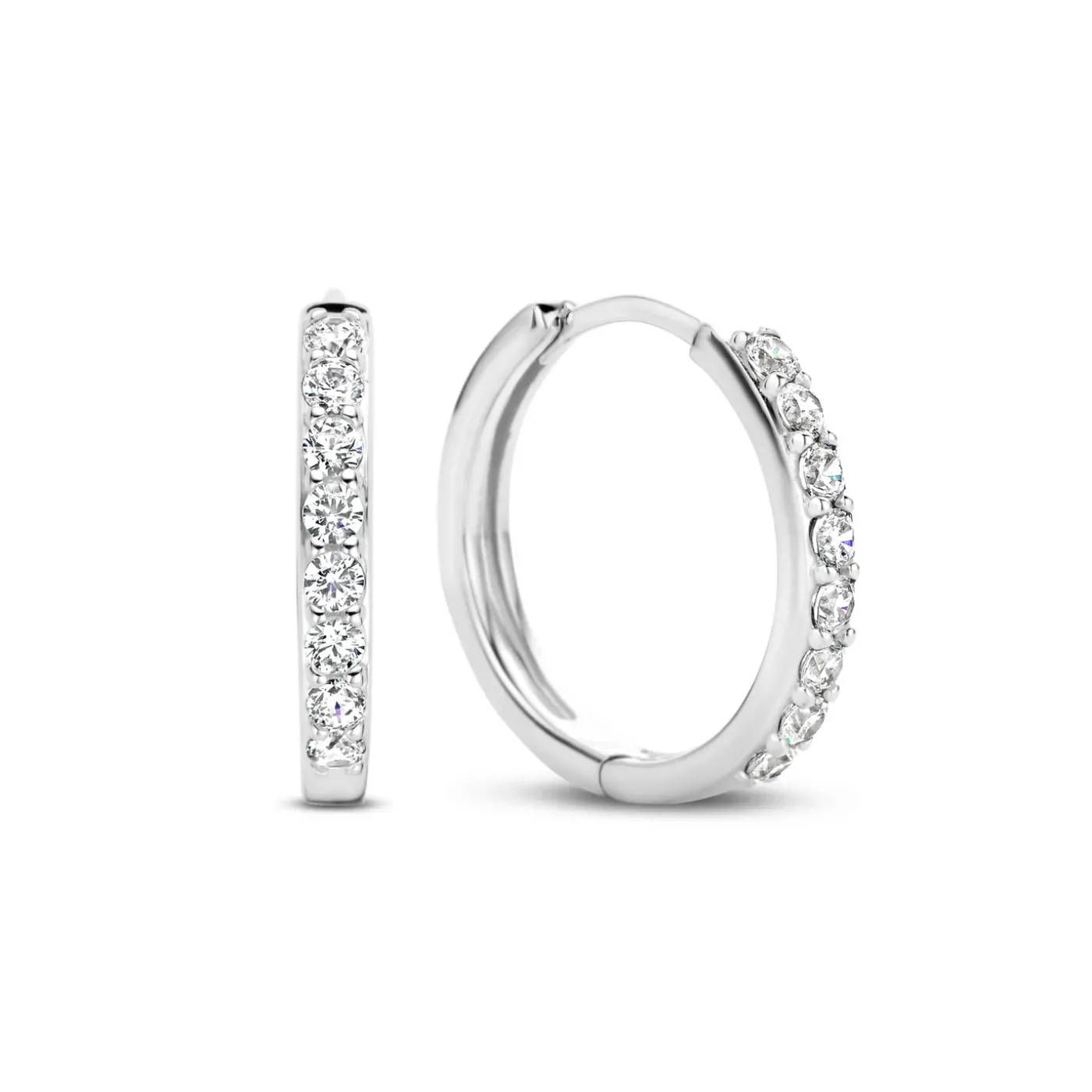 Santa Maria della Base 925er Sterlingsilber-Ohrringe mit Zirkoniasteinen|Parte di Me Outlet