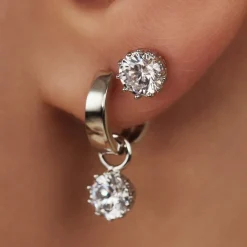 Sorprendimi 925 Sterling Silber Ohrringe mit Zirkoniasteinen besetzt|Parte di Me Online