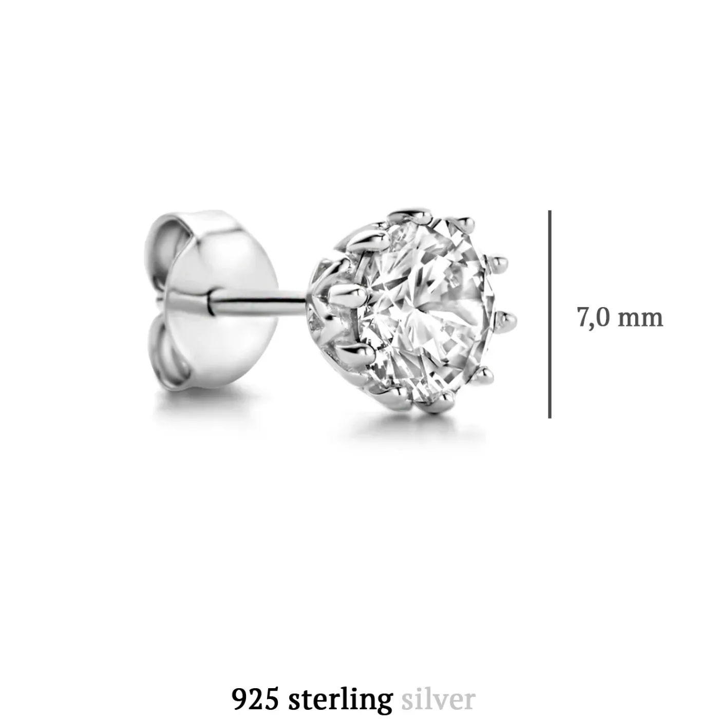 Sorprendimi 925 Sterling Silber Ohrringe mit Zirkoniasteinen besetzt|Parte di Me Online