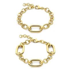 Sorprendimi 925 Sterling Silber vergoldetes Armband Geschenkset|Parte di Me Outlet