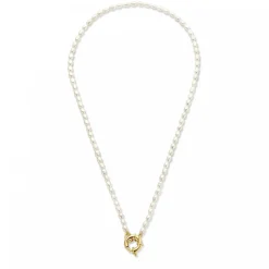 Sorprendimi 925 Sterling Silber vergoldet Halskette und Armband Geschenk-Set mit Süßwasserperlen|Parte di Me Online