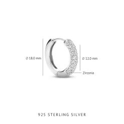 Sorprendimi 925 Sterling Silber Ohrringe mit Zirkoniasteinen besetzt|Parte di Me Clearance
