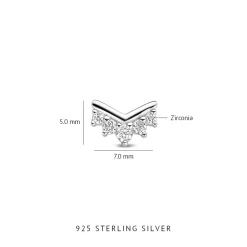 Sorprendimi 925 Sterling Silber Ohrringe mit Zirkoniasteinen besetzt|Parte di Me Clearance