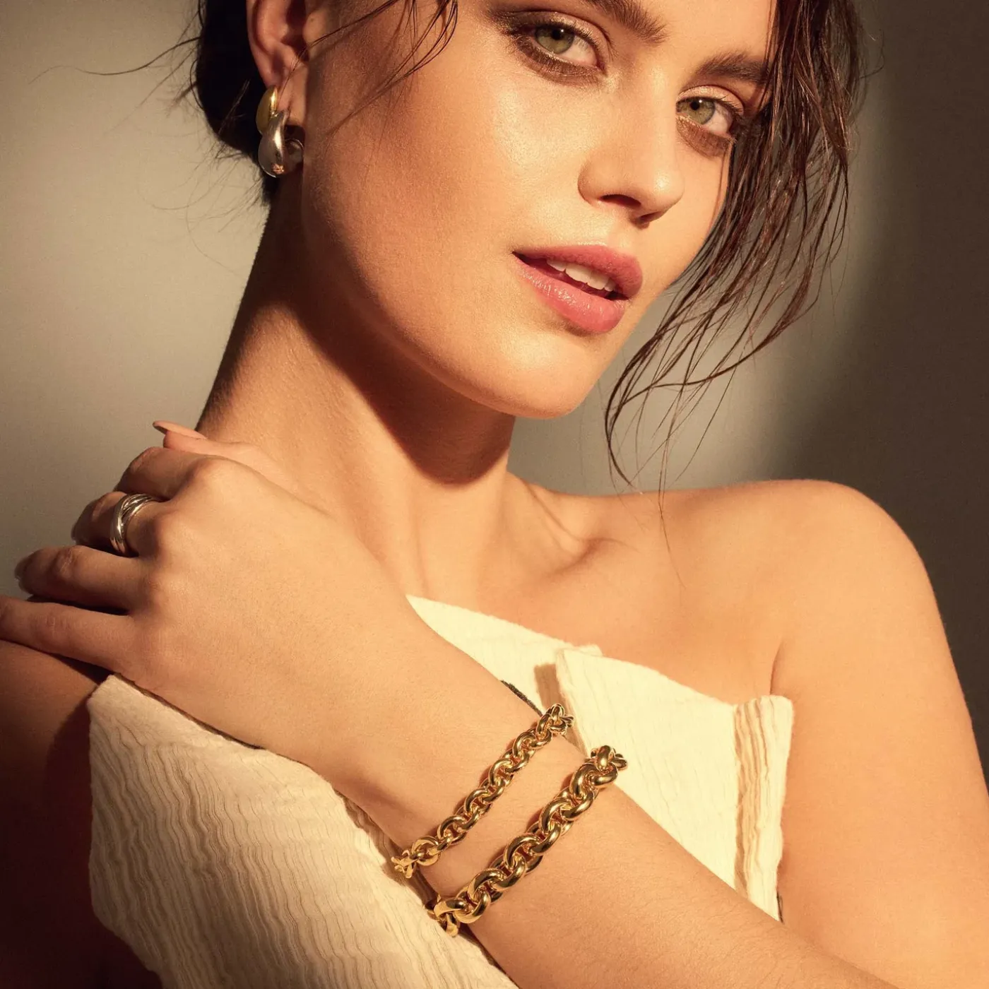 Sorprendimi 925 Sterling Silber vergoldetes Armband Geschenkset|Parte di Me Fashion