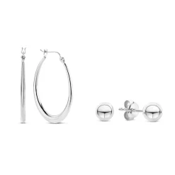Sorprendimi 925 Sterling Silber Ohrringe Set|Parte di Me Best