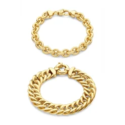 Sorprendimi 925 Sterling Silber vergoldetes Armband Geschenkset|Parte di Me Online