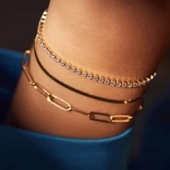 Sorprendimi 925 Sterling Silber vergoldetes Armband Geschenkset|Parte di Me Clearance