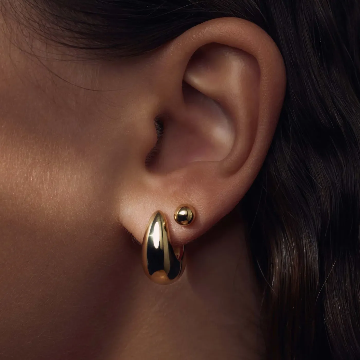 Sorprendimi 925 Sterling Silber vergoldet Ohrringe Set|Parte di Me Discount