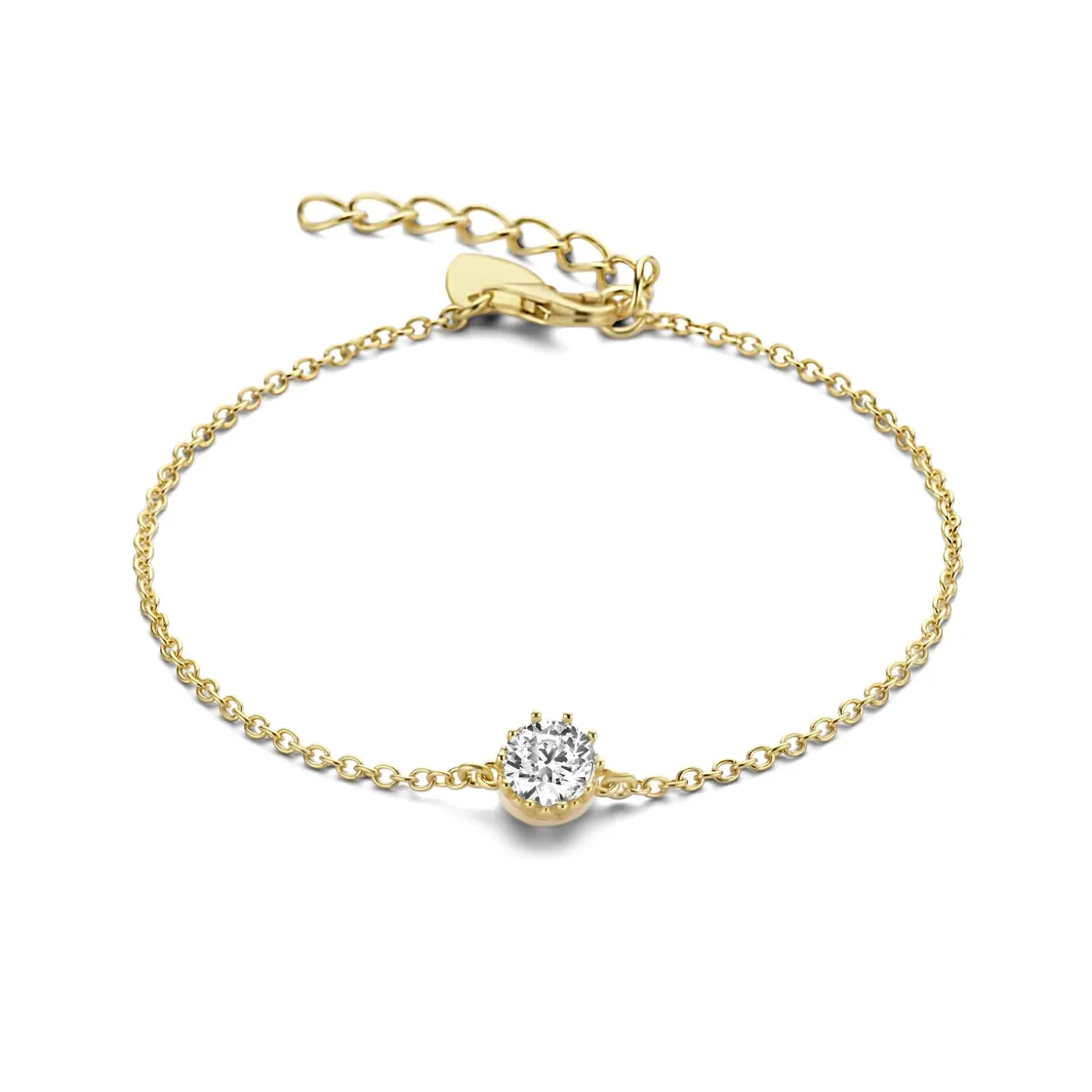 Sorprendimi 925er Sterling Silber vergoldet Halskette und Armband Geschenkset mit 14 Karat Goldplattierung|Parte di Me Outlet