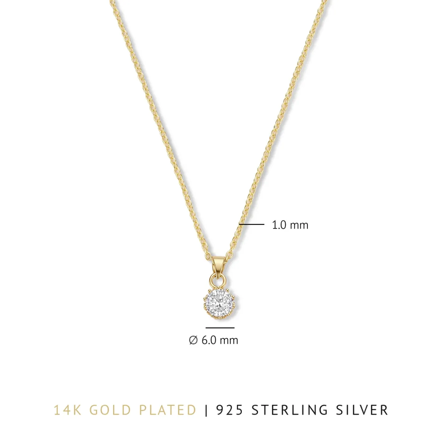 Sorprendimi 925er Sterling Silber vergoldet Halskette und Armband Geschenkset mit 14 Karat Goldplattierung|Parte di Me Outlet