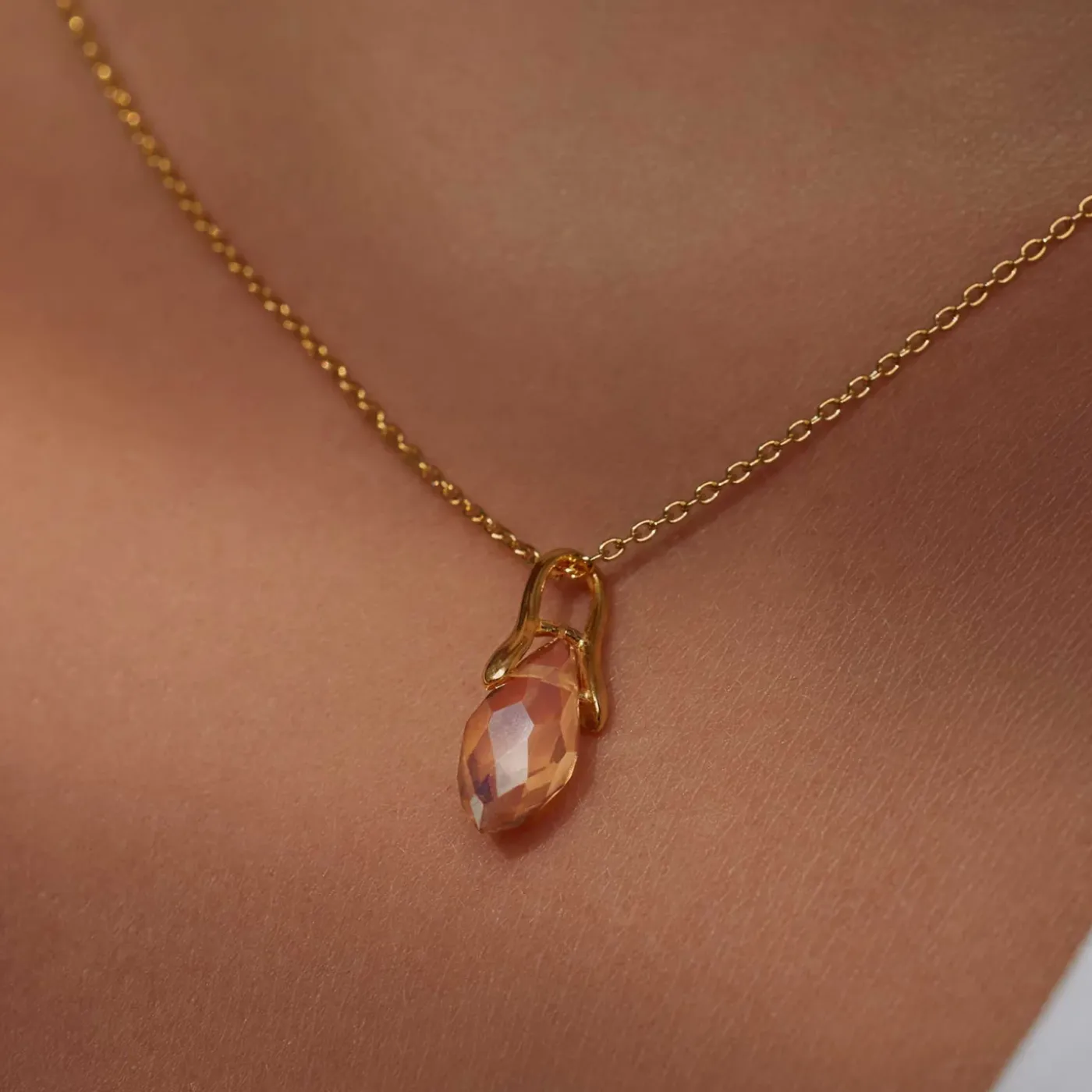 Sorprendimi 925er Sterling Silber vergoldet Halskette und Ohrringe Geschenk-Set mit 14 Karat Goldplattierung|Parte di Me New